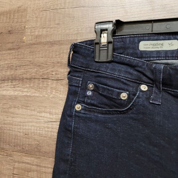 AG Adriano Goldschmied The Jegging Super Skinny Fit Jeans Womens 28 Dark Blue - Picture 5 of 15